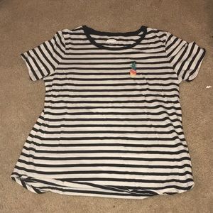 Striped Graphic Tee